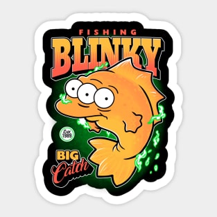 Fishing Blinky Sticker